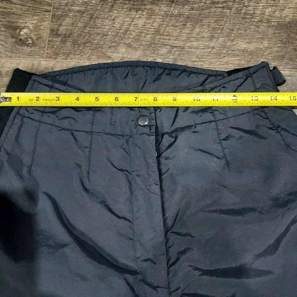 Obermeyer Ski Pants Size 10 Snow Board Black Water Proof Resistant - Picture 4 of 16